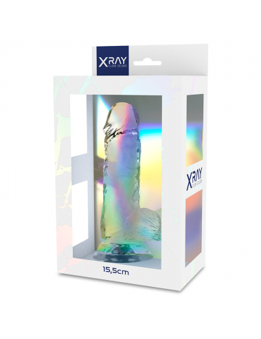 XRAY HARNESS + CLEAR COCK WITH BALLS 15.5CM X 3.5CM