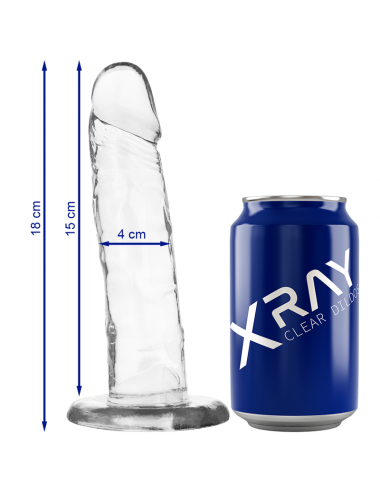 XRAY HARNESS + CLEAR COCK 18CM X 4CM