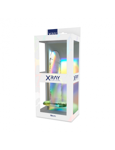 XRAY HARNESS + CLEAR COCK 18CM X 4CM