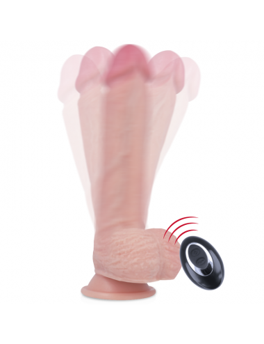 ROCKARMY HARNESS + LIQUID SILICONE VIBRATOR PREMIUM APACHE REMOTE CONTROL 22CM