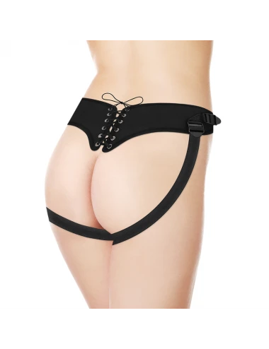 ROCKARMY HARNESS + LIQUID SILICONE VIBRATOR PREMIUM APACHE REMOTE CONTROL 22CM
