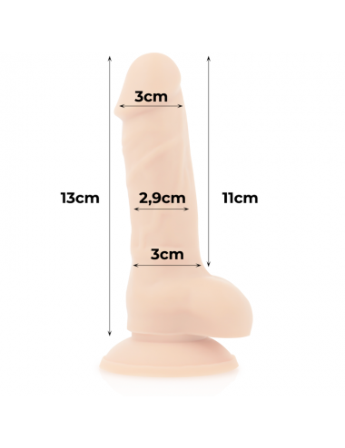 COCK MILLER HARNESS + SILICONE DENSITY COCKSIL ARTICULABLE 13 CM