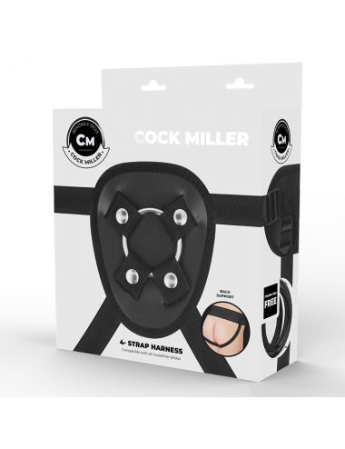 COCK MILLER HARNESS + SILICONE DENSITY ARTICULABLE COCKSIL 18 CM