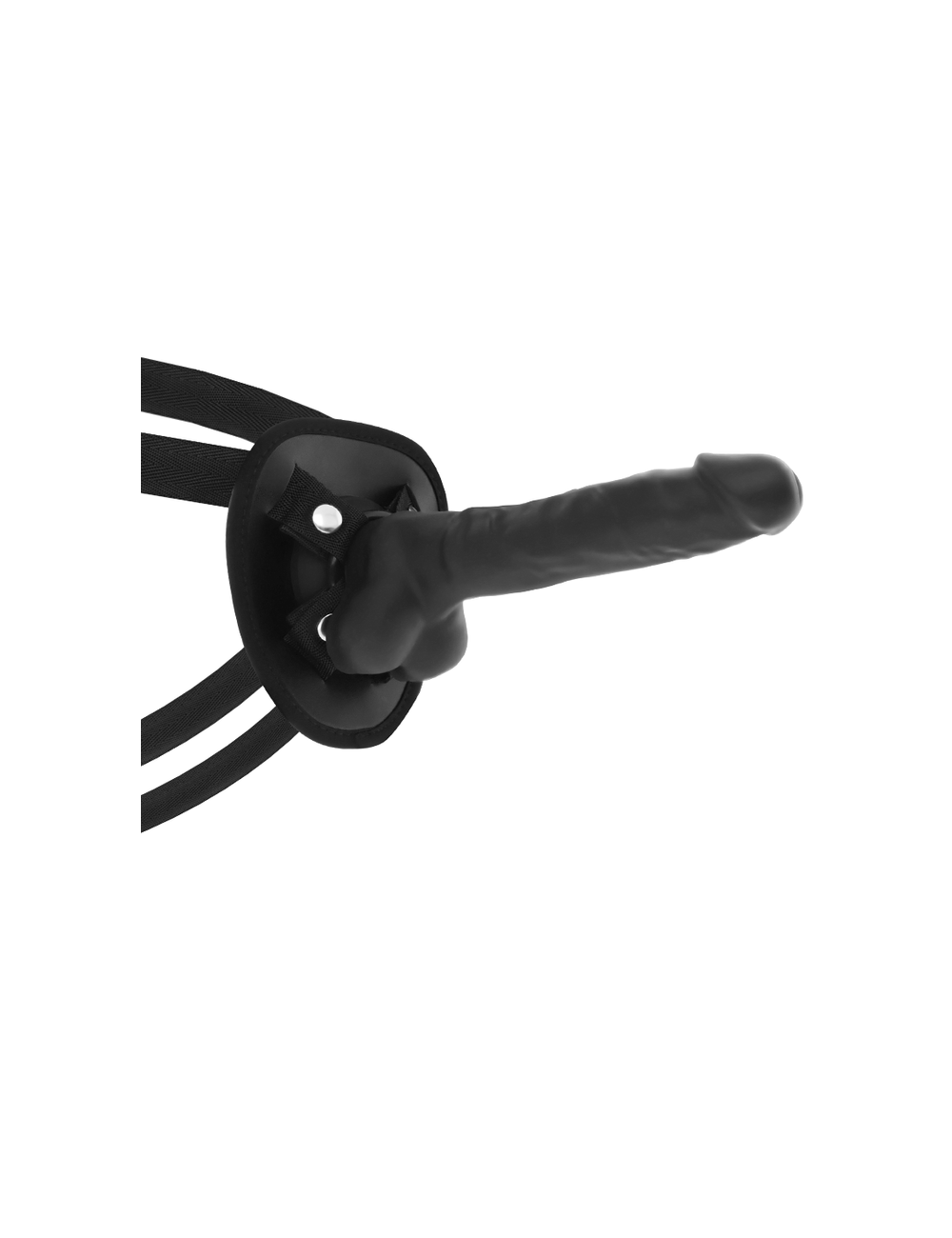 COCK MILLER HARNESS + SILICONE DENSITY ARTICULABLE COCKSIL BLACK 19.5 CM