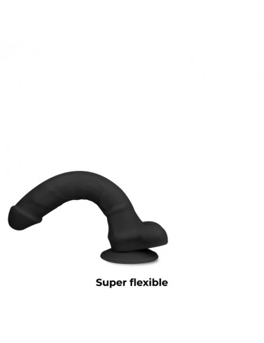 COCK MILLER HARNESS + SILICONE DENSITY ARTICULABLE COCKSIL BLACK 19.5 CM