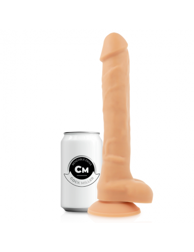 COCK MILLER HARNESS + SILICONE DENSITY ARTICULABLE COCKSIL 24 CM