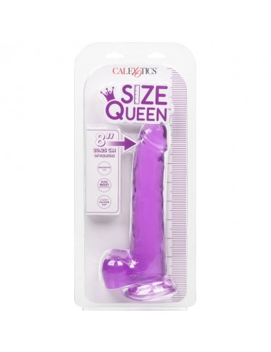 CALEX SIZE QUEEN DILDO - PURPLE 20.3 CM