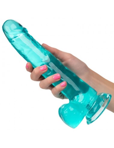 CALEX SIZE QUEEN DILDO - BLUE 20.3 CM