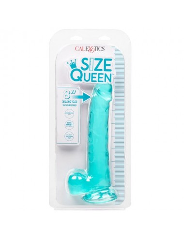 CALEX SIZE QUEEN DILDO - BLUE 20.3 CM