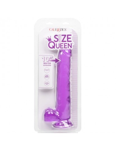 CALEX SIZE QUEEN DILDO - PURPLE 25.5 CM