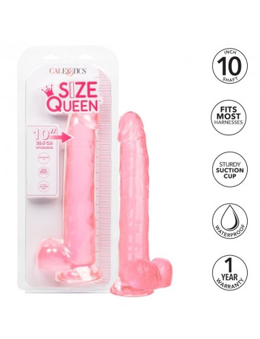 CALEX SIZE QUEEN DILDO - PINK 25.5 CM