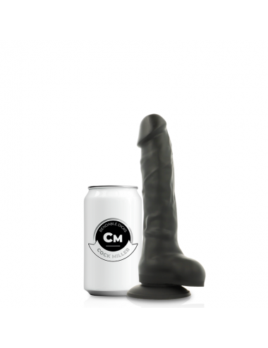 COCK MILLER HARNESS + SILICONE DENSITY ARTICULABLE COCKSIL BLACK 18 CM