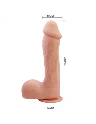 BEAUTIFUL ENCOUNTER JOHNSON LIFELIKE SKIN DILDO 22 CM