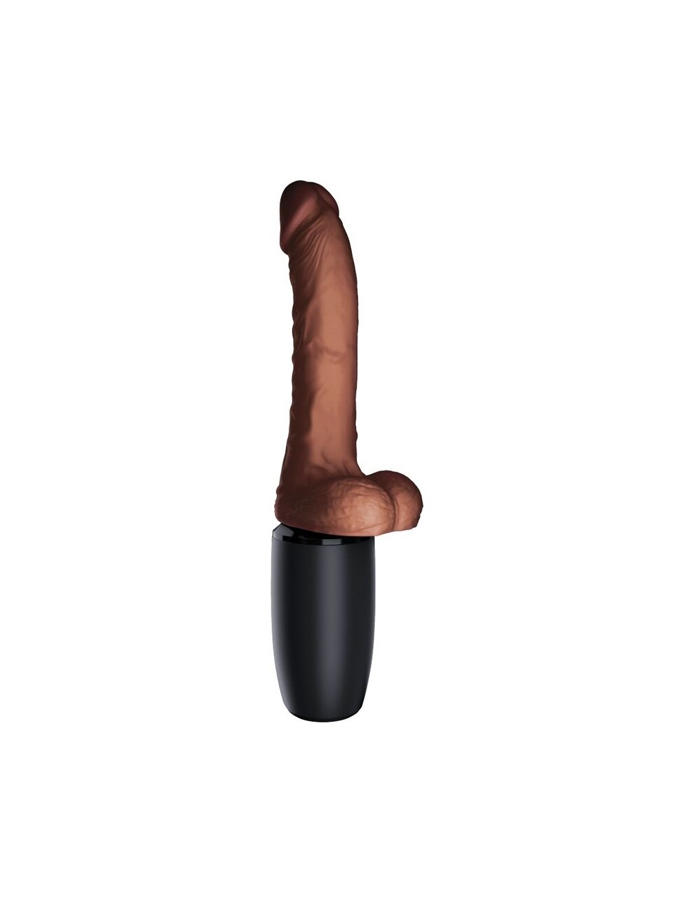 KING COCK PLUS TRIPLE THREAT - BROWN SKIN TONE