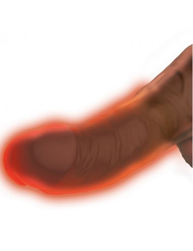 KING COCK PLUS TRIPLE THREAT - BROWN SKIN TONE
