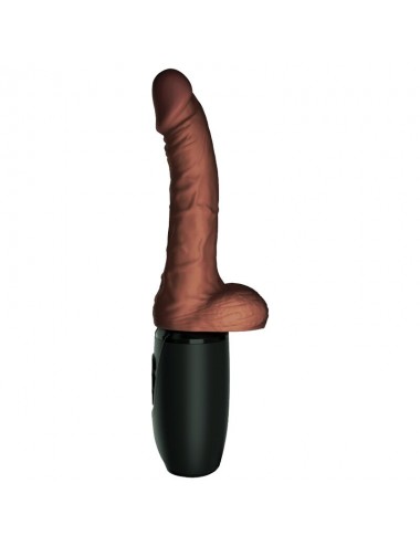 KING COCK PLUS TRIPLE THREAT - BROWN SKIN TONE