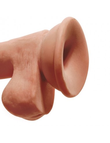KING COCK PLUS 3D COCK WITH BALLS 17 CM