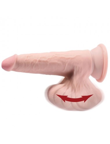 KING COCK PLUS 3D COCK SWINGING BALLS  12.7 CM