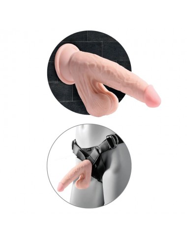 KING COCK PLUS 3D COCK SWINGING BALLS  12.7 CM