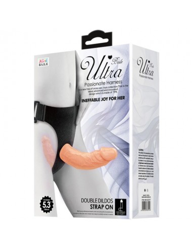 BAILE ULTRA PASSIONATE HARNESS DOUBLE DILDOS STRAP ON