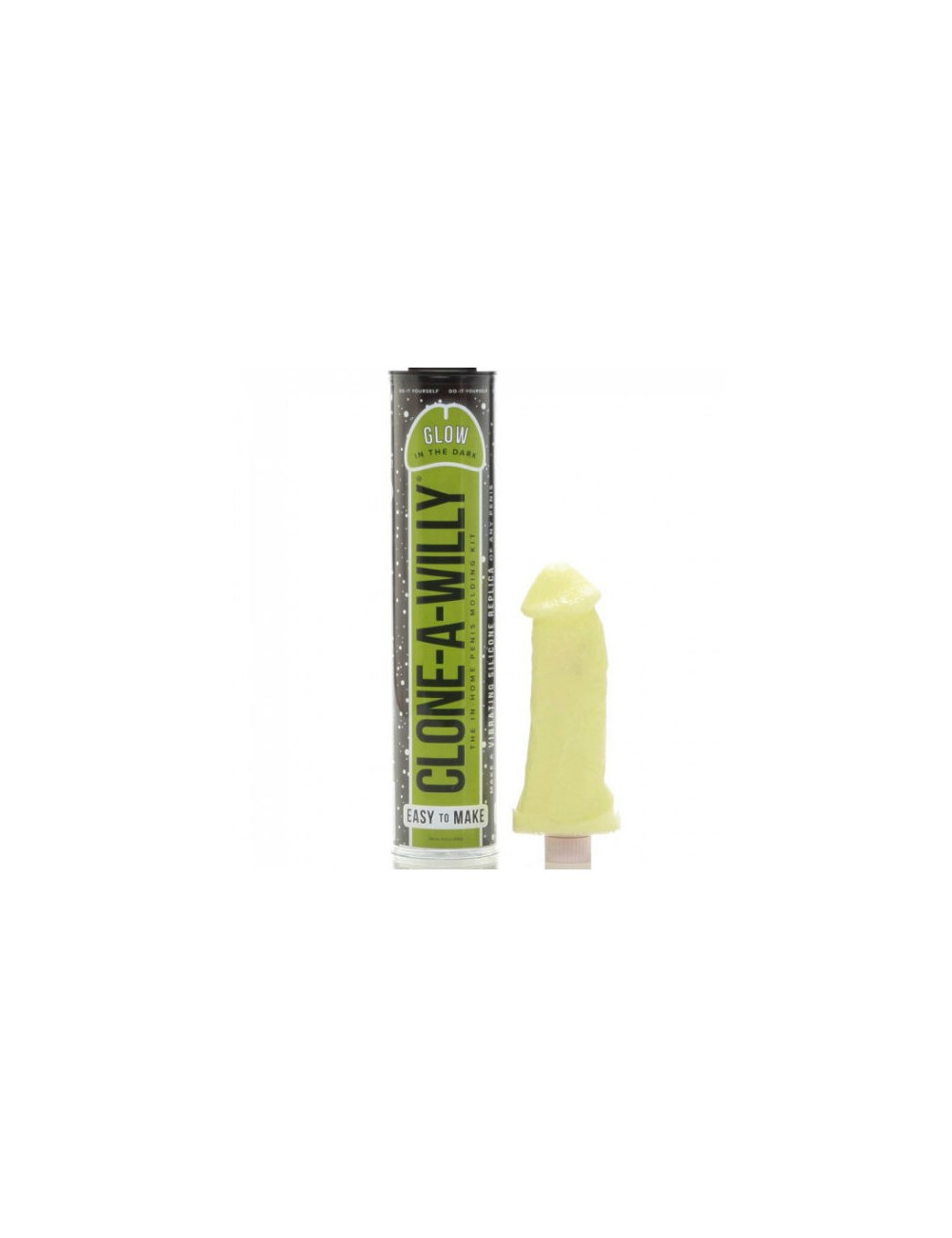 CLONE A WILLY  CLONE GLOW IN THE DARK GREEN VIBRATING KIT