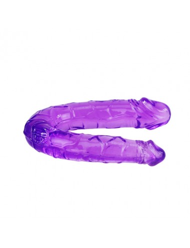 DOUBLE FLEXIBLE DILDO PURPLE