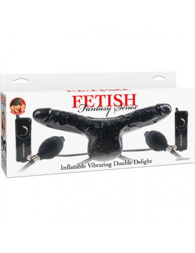 FETISH FANTASY SERIES INFLATABLE VIBRATING DOUBLE DELIGHT