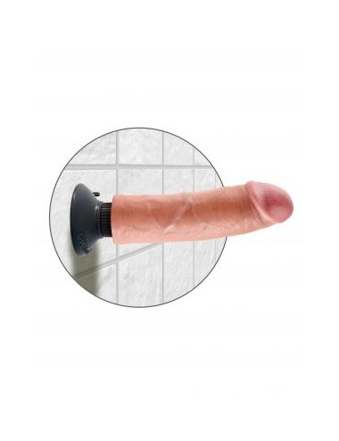 KING COCK 20.32 CM VIBRATING COCK FLESH