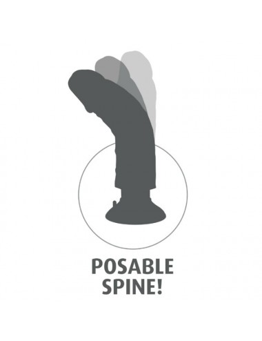 KING COCK 25.5 CM VIBRATING COCK FLESH