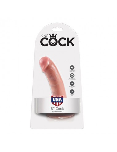 KING COCK 6" COCK FLESH 15.2 CM