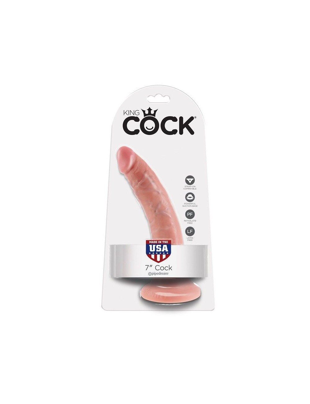 KING COCK 7" COCK FLESH 17.8 CM