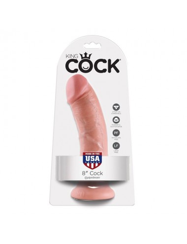 KING COCK 8" COCK FLESH 20.3 CM