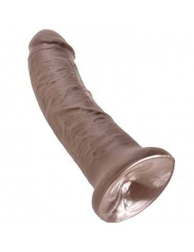 KING COCK 8" COCK BROWN 20.3 CM