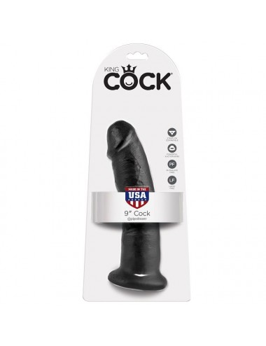 KING COCK 9" COCK BLACK 22.9 CM