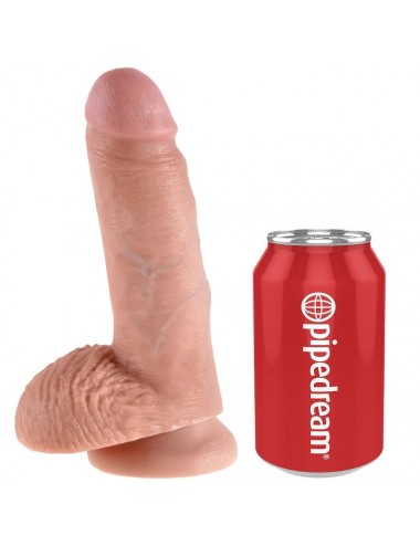 KING COCK 7" COCK FLESH WITH BALLS 17.8 CM