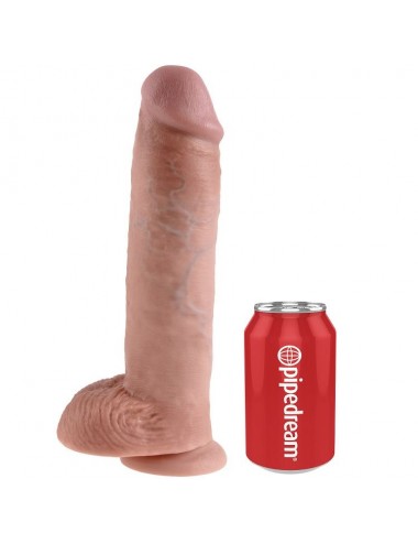 KING COCK 11" COCK FLESH WITH BALLS 28 CM