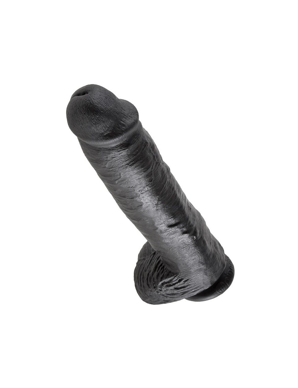 KING COCK 11" COCK BLACK WITH BALLS 28 CM