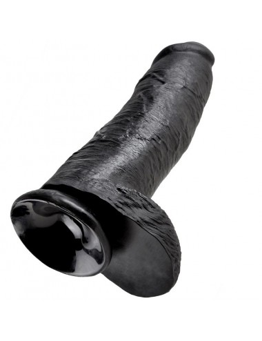 KING COCK 12" COCK BLACK WITH BALLS 30.48  CM