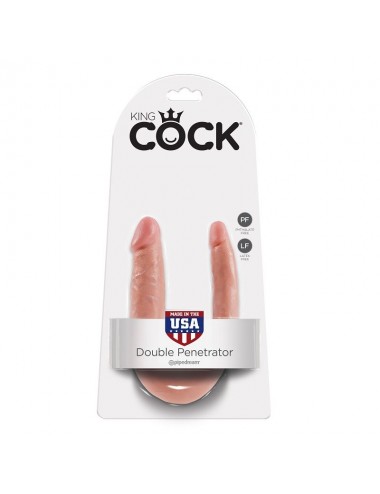 KING COCK U-SHAPED SMALL DOUBLE TROUBLE FLESH