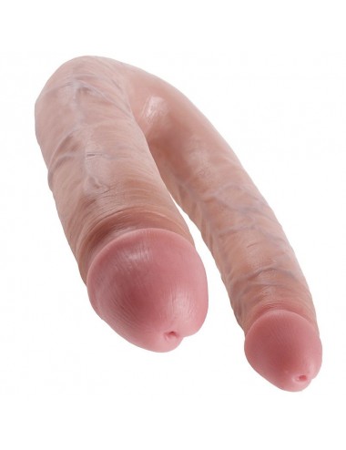 KING COCK U-SHAPED LARGE DOUBLE TROUBLE FLESH