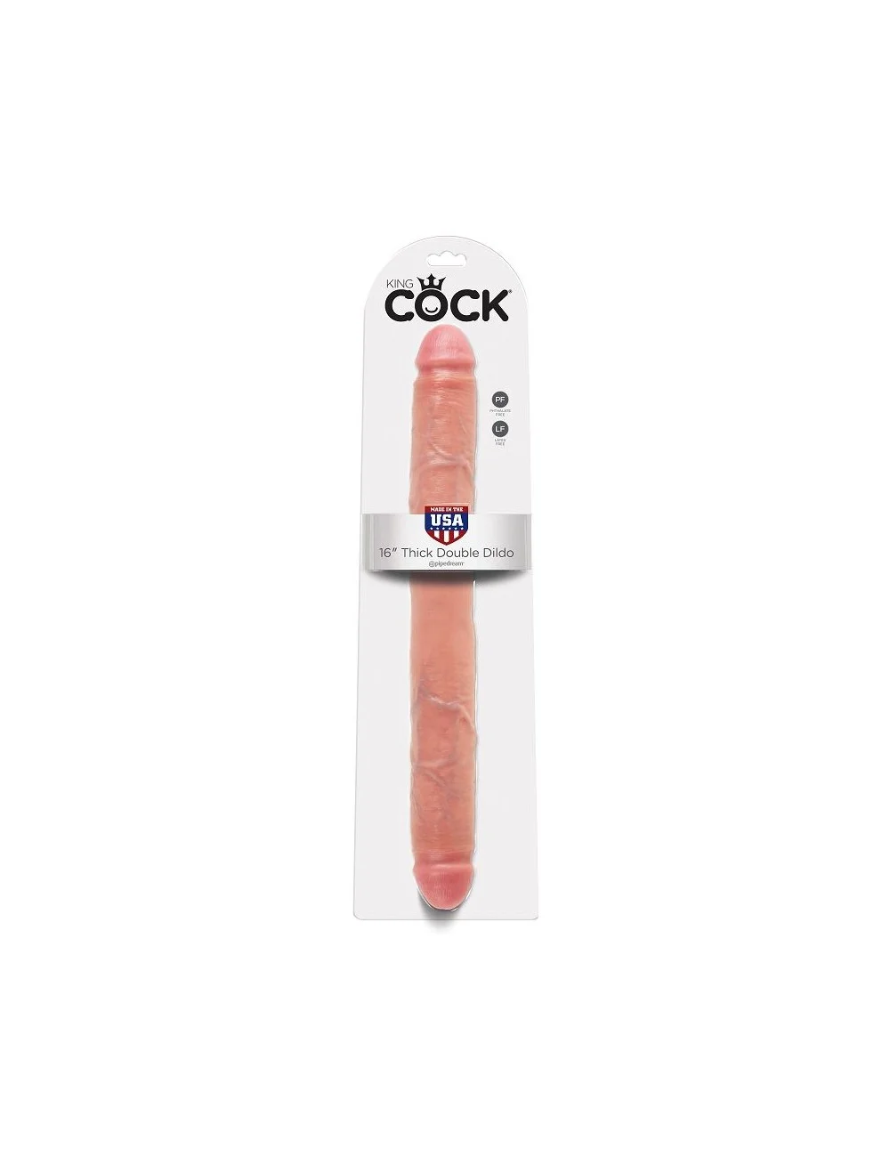 KING COCK THICK DOUBLE DILDO FLESH 40.6 CM KING COCK THICK DOUBLE DILDO FLESH 40.6 CM