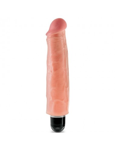KING COCK 17.8 CM VIBRATING STIFFY - FLESH