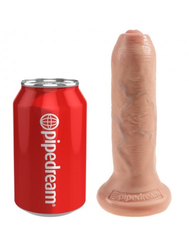 KING COCK REALISTIC DILDO UNCUT FLESH 17 CM