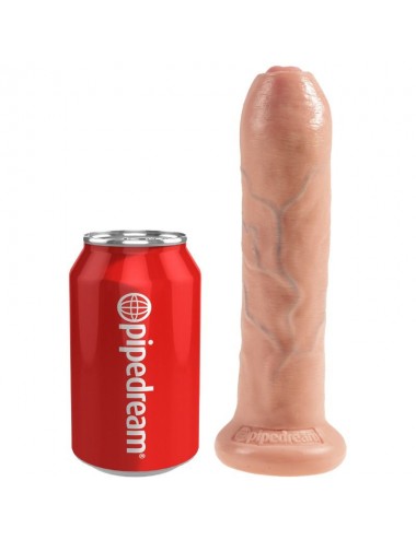 KING COCK REALISTIC DILDO UNCUT FLESH 21 CM