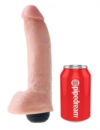 KING COCK REALISTIC PENIS NATURAL EJACULATOR 22.86CM