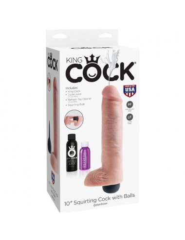 KING COCK SQUIRTING FLESH 10"