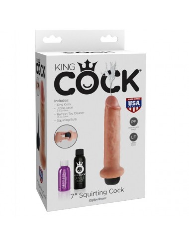 KING COCK 17.8 CM SQUIRTING COCK