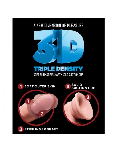 KINGCOCK TRIPLE DENSITY COCK 14 CM