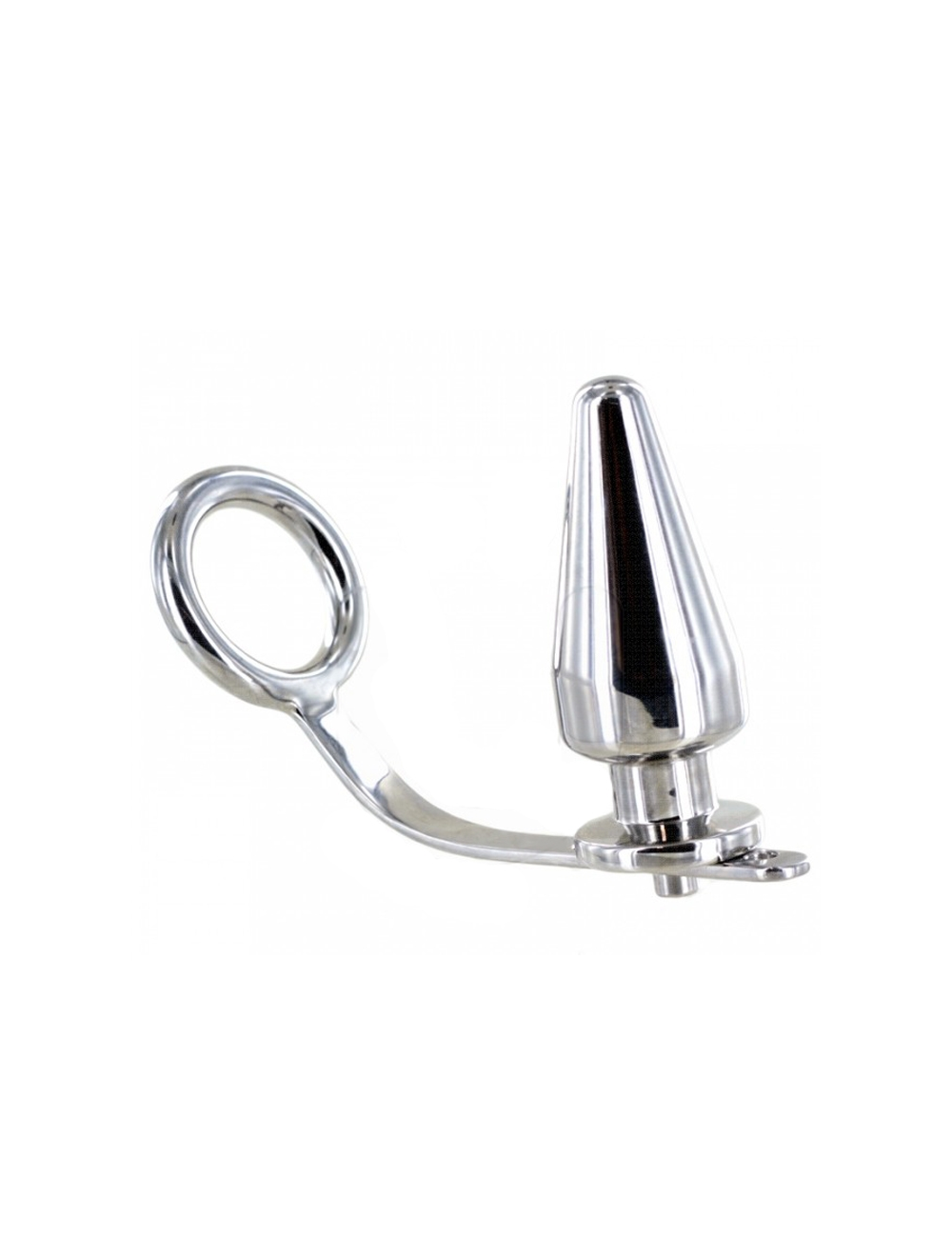 METALHARD COCK RING WITH PLUG ANAL 80 X 55 MM METALHARD COCK RING WITH PLUG ANAL 80 X 55 MM