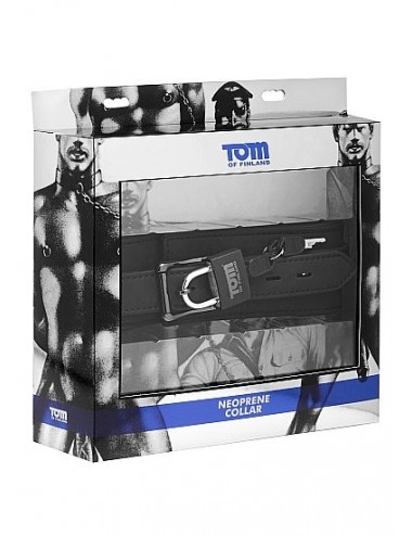 TOM OF FINLAND NEOPRENE COLLAR WITH LOCK
